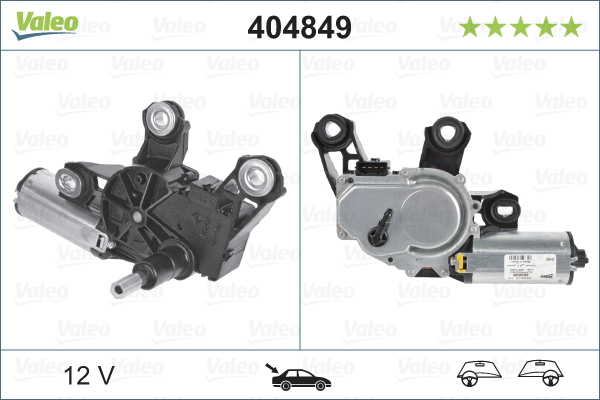 Motor stergator 404849 VALEO